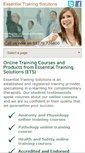 Mobile Screenshot of essential-training.co.uk